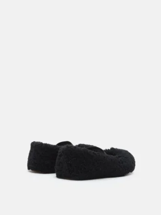 Ballerine in montone nero