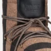 Jacquemus + Moon Boot Icon Low: stivaletti in feltro a righe beige