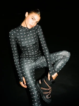 Leggings Adidas X Moon Boot neri