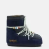 Moon Boot X Guest in Residence Icon Low Stivaletti in pelle scamosciata con perline color mezzanotte e grigio
