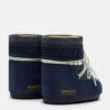 Moon Boot X Guest in Residence Icon Low Stivaletti in pelle scamosciata con perline color mezzanotte e grigio
