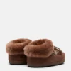 Moon Boot X Guest in Residence: Mules Evx Chalet in finta pelliccia color cacao Moon Boot X Guest in Residence: Mules Evx Chalet in finta pelliccia color cacao