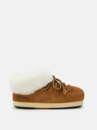 Mules in pelle scamosciata marrone Evx