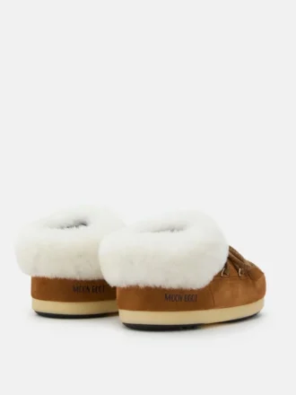 Mules in pelle scamosciata marrone Evx