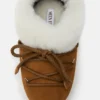 Mules in pelle scamosciata marrone Evx Mules in pelle scamosciata marrone Evx