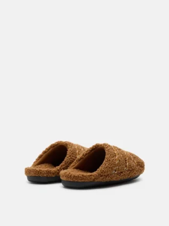 Pantofole Teddy marroni
