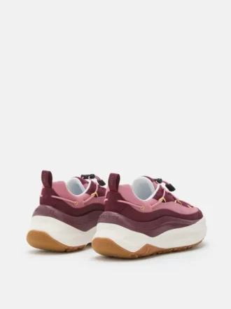 Sneakers Moon247 Xlace bordeaux e rosa
