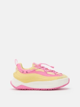 Sneakers Moon247 Xlace Gialle e Rosa