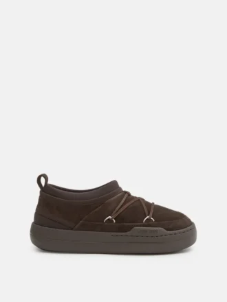 Sneakers Park Icon in pelle scamosciata marrone scuro