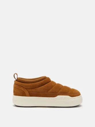 Sneakers Park in morbida pelle scamosciata marrone