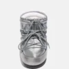 Stivaletti Icon Low Glance in raso argento