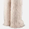 Stivali alti bianchi in pelliccia sintetica Jacquemus + Moon Boot Icon Yeti