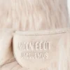 Stivali alti bianchi in pelliccia sintetica Jacquemus + Moon Boot Icon Yeti