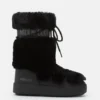 Stivali alti Ltrack Black in pelliccia sintetica Stivali alti Ltrack Black in pelliccia sintetica