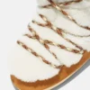 Stivali Icon in montone color crema Lab69