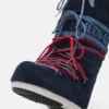 Stivali Icon in pelle scamosciata blu navy