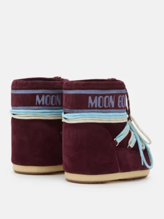 Stivali Icon Low in pelle scamosciata bordeaux
