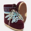 Stivali Icon Low in pelle scamosciata bordeaux