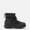 Stivali Mezzaluna Mid Black Quilted