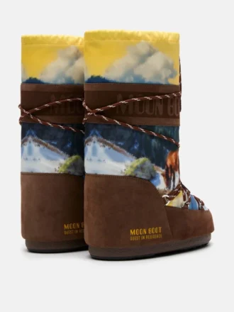 Stivali Moon Boot X Guest in Residence Icon High Postcard Cocoa