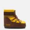 Stivali Moon Boot X Guest in Residence Icon Low in nylon color girasole e cacao