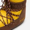 Stivali Moon Boot X Guest in Residence Icon Low in nylon color girasole e cacao