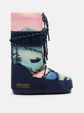 Stivali Moon Boot X Guest in Residence Icon Postcard Midnight