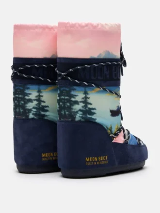 Stivali Moon Boot X Guest in Residence Icon Postcard Midnight
