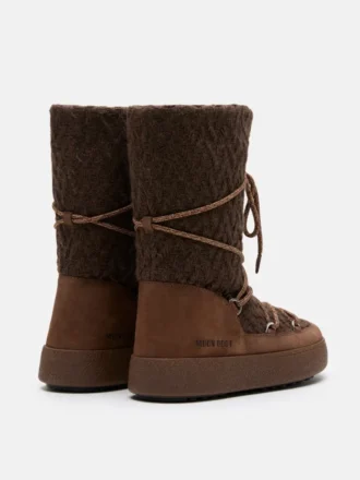 Stivali Moon Boot X Guest in Residence Ltrack in maglia color cacao Stivali Moon Boot X Guest in Residence Ltrack in maglia color cacao