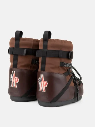 Stivali Moon Boot X Moncler Grenoble Icon Low Mocha Brown